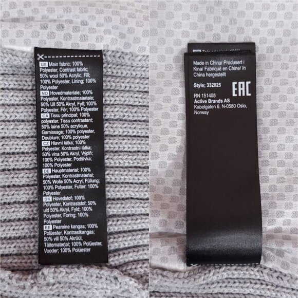 Bjorn Daehlie Womens Size XL Sweater Half Zip Comfy White Gray Wool Blend - Picture 12 of 15